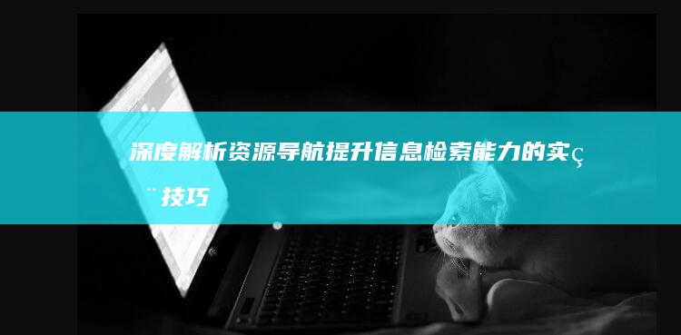 深度解析资源导航：提升信息检索能力的实用技巧 (解析资源包)